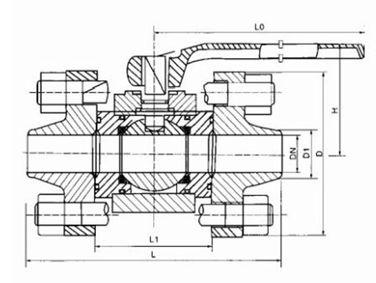 高壓對焊球閥 高壓對焊球閥